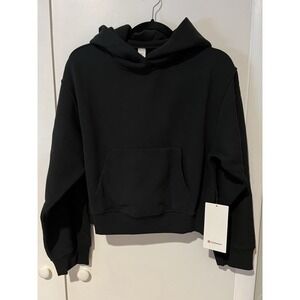 NWT Lululemon Steady State Oversized Hoodie Solid Black Size XXS